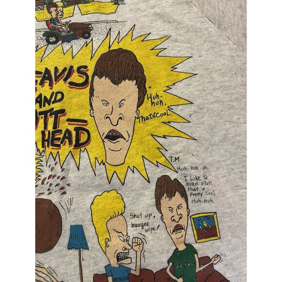 Vintage Bootleg Beavis And Butt-Head Sweatshirt XL NWOT - Picture 4 of 6